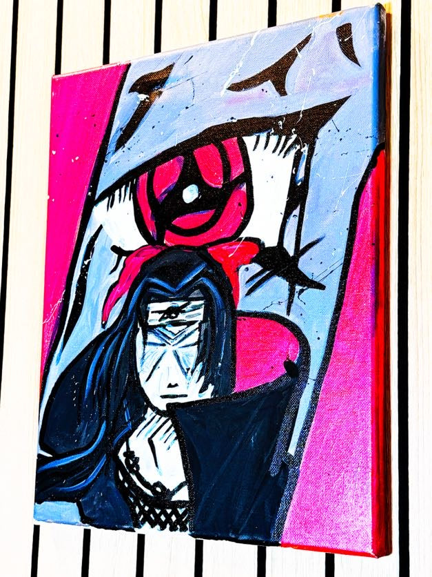 “Red Eye Syndicate” Original 1-of-1 Anime Pop-Art Canvas
