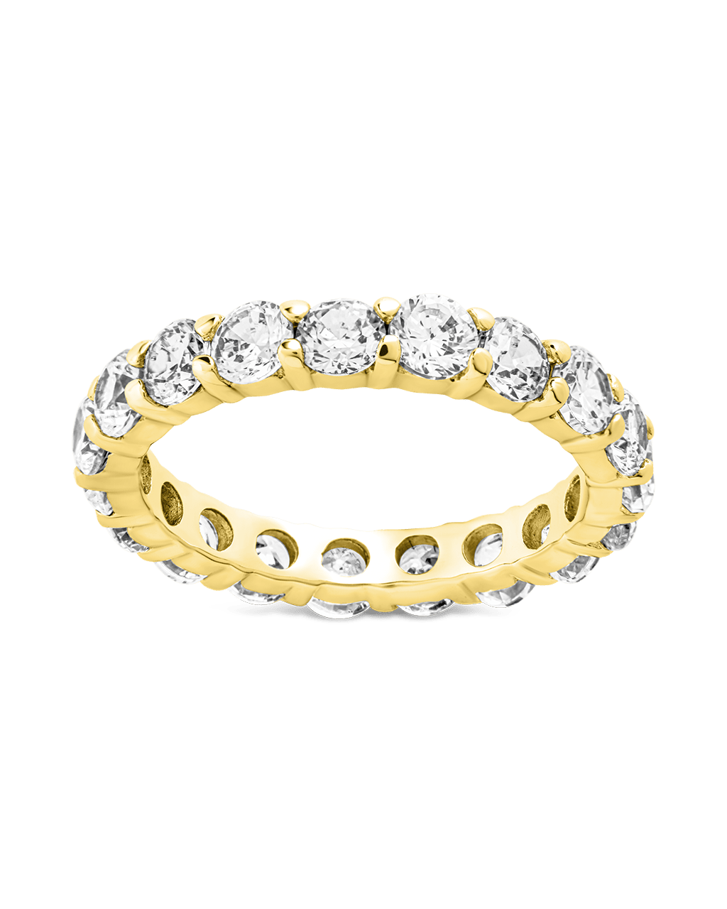 Sterling Silver Gracie CZ Eternity Ring