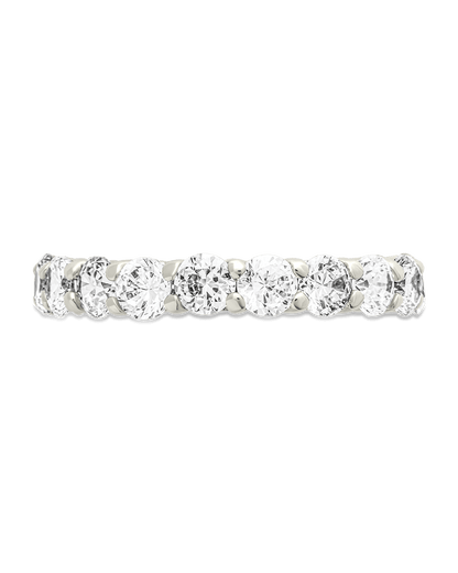 Sterling Silver Gracie CZ Eternity Ring