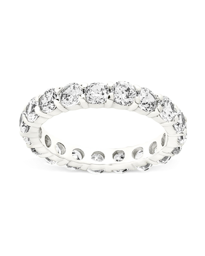 Sterling Silver Gracie CZ Eternity Ring