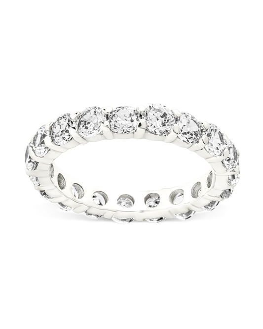 Sterling Silver Gracie CZ Eternity Ring