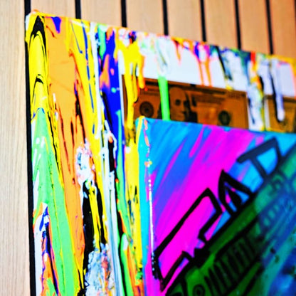 “Load & Polish” — Original Mixed Media Canvas