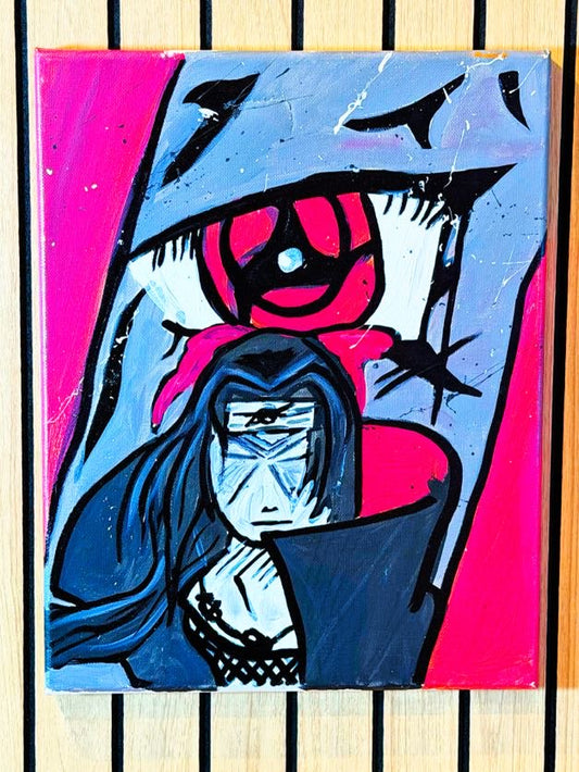 “Red Eye Syndicate” Original 1-of-1 Anime Pop-Art Canvas